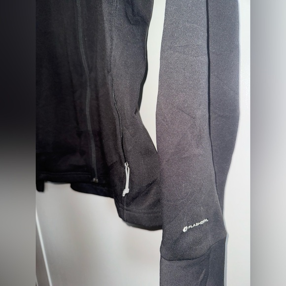 The North Face Flashdry Zip Up Jacket Black Polyester Blend Women Size Small - Picture 6 of 11